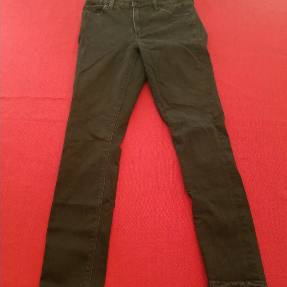 Lucky Brand Black High Rise Skinny Jeans Size 2/26